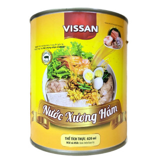 VISSAN -- lon 820ml -- NƯỚC XƯƠNG HẦM THỊT HEO / Pork Bone Broth