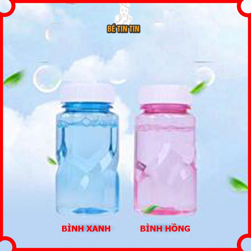 Bình nước bong bóng xà phòng 50ml  Lọ/Bình xà phòng đồ bắn bong bóng, cá heo thổi bóng