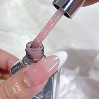 Sơn (gel) màu thạch hồng sữa-thương hiệu KISIEL-18ml-tib nail