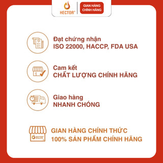Hộp 10 chai nước đông trùng hạ thảo Hector White, chống lão hóa, trắng sáng da