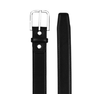 Thắt lưng bản nhỏ da bò cao cấp, Dây nịt khóa kim da thật Nam, Nữ