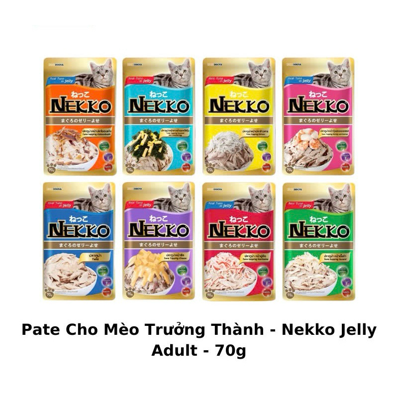 Pate nekko cho mèo trưởng thành - nekko jelly Adult