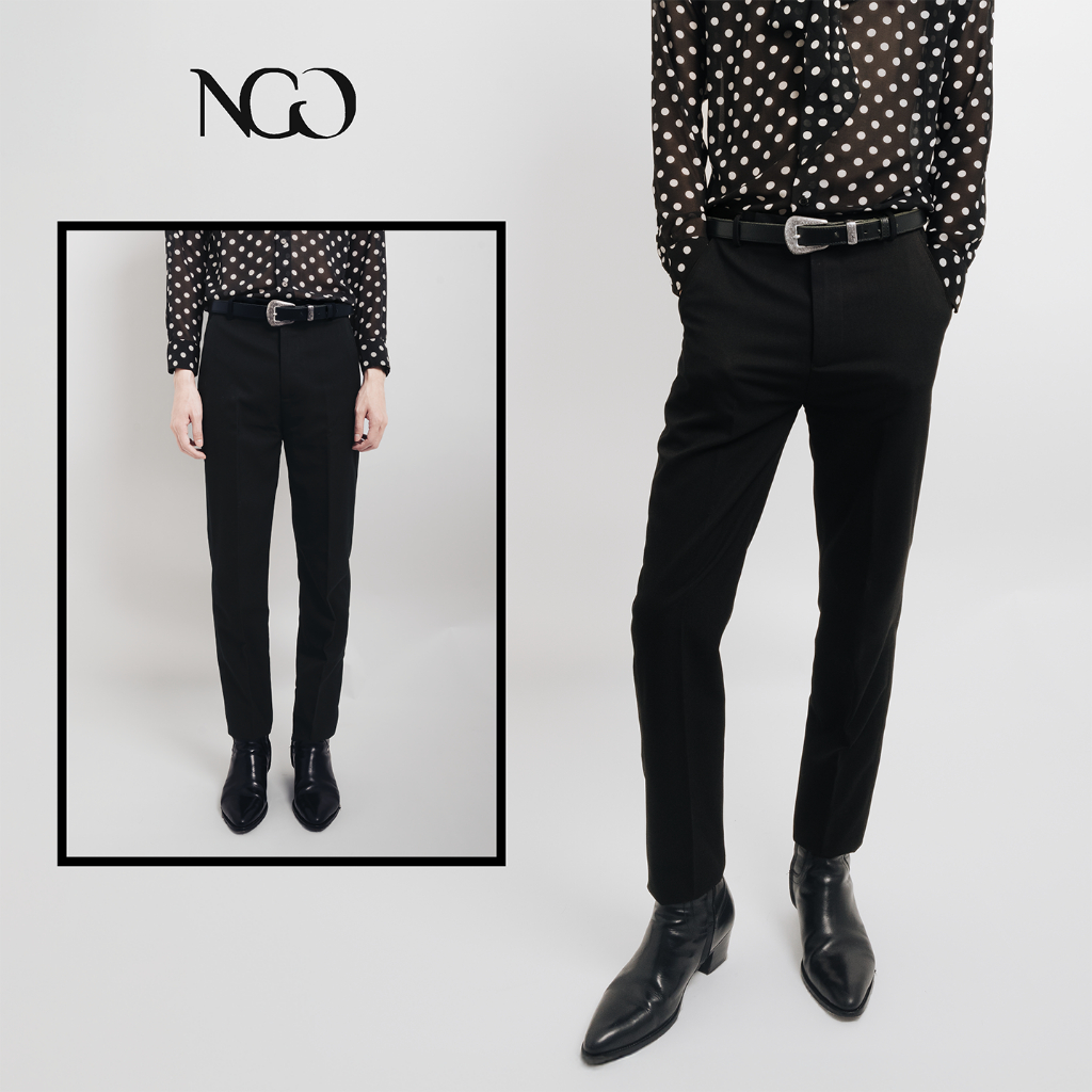 "NGOclothing"Quần Tây Nam Form Slim - SLIM FIT TROUSER/ BLACK