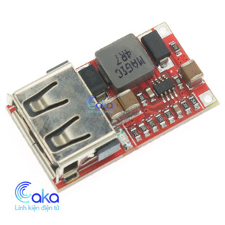  Mô Đun Hạ Áp 6-24V 24V 12V Sang 5V 3A USB DC-DC Hiệu Quả 97.5% 
