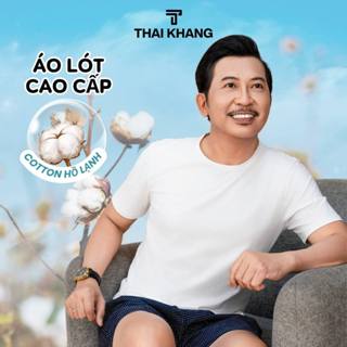 Áo lót nam cotton cao cấp Thái Khang loại áo lót có tay mặc nhà cực mát  co giãn 4 chiều ATK24