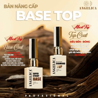 Bộ Công Năng Siêu Cấp ANGELICA Base , Top , Cứng Móng , Biab , Sơn Gel Màu Chuẩn Bản Nâng Cấp Chai 20ml