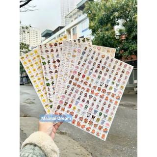 Sticker khen thưởng khổ A4 (mẫu lời khen tiếng Việt)