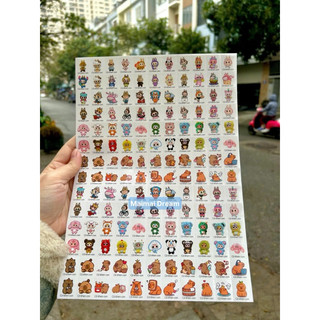 Sticker khen thưởng khổ A4 (mẫu lời khen tiếng Việt)