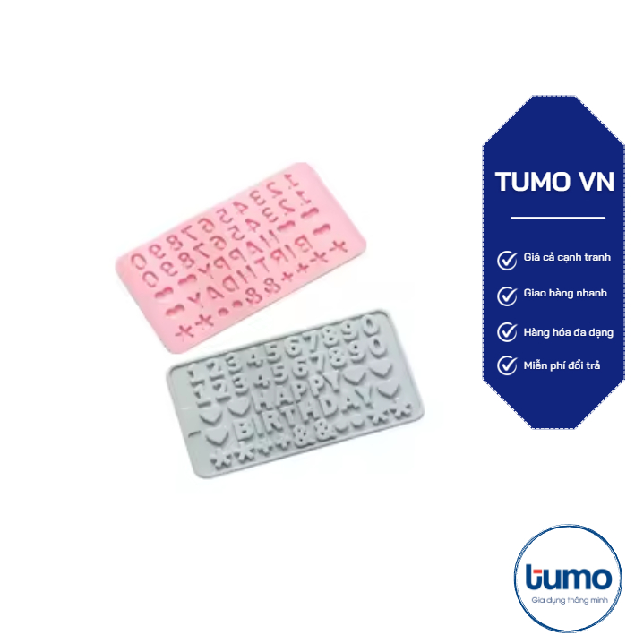 -GIÁ SỈ- ( KHUÔN 24 CHỮ CÁI LÀM TOPPING BẰNG SILICON ) Rau câu thạch tạo kiểu chữ cái, con số... ✿Ba