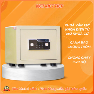 Két Sắt Mini Thông Minh Việt Tiệp KVTM36 Vân Tay Điện Tử Kết Nối Điện Thoại Cao Cấp Chính Hãng