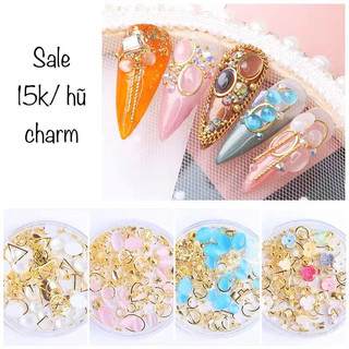 Khay charm tròn trang trí móng