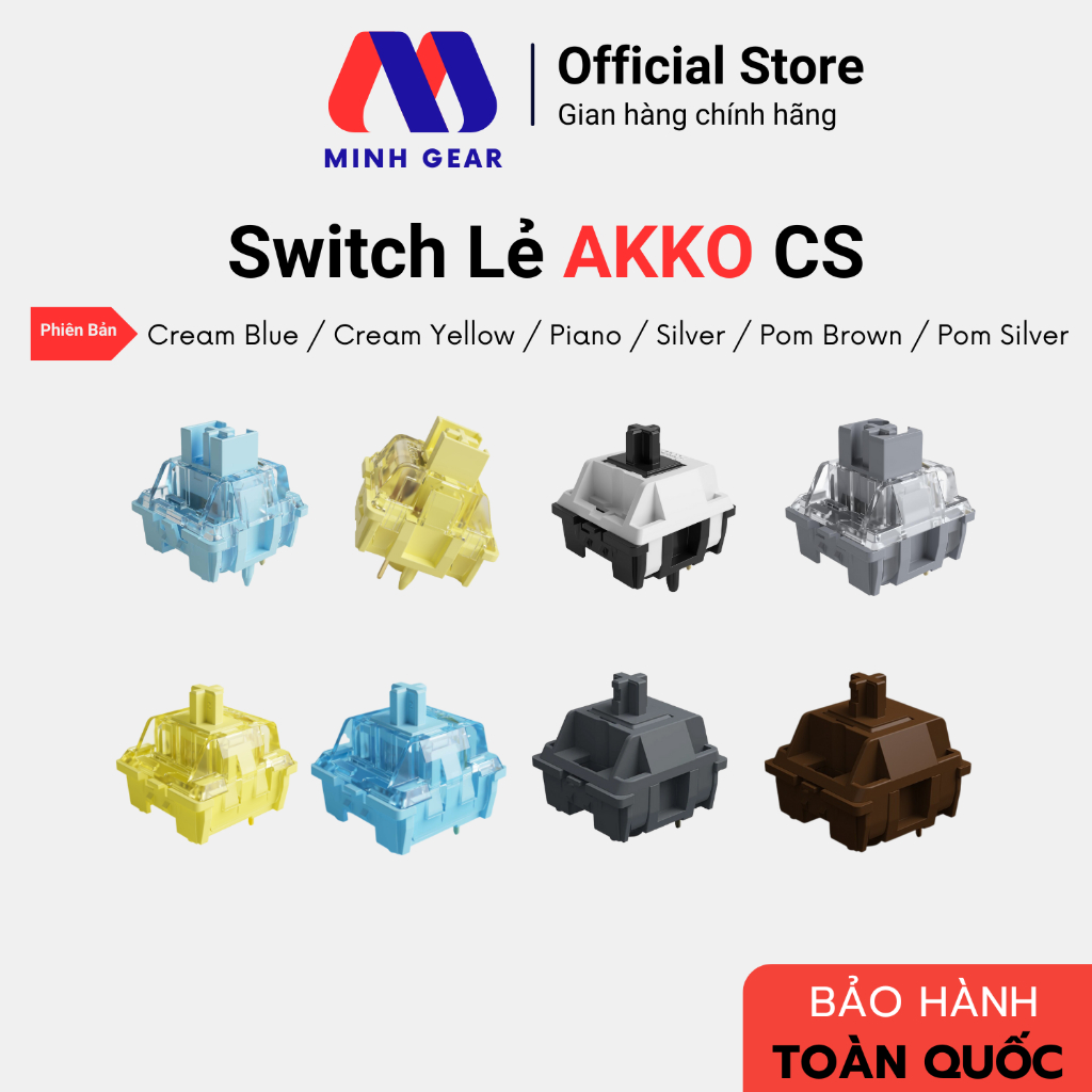 Switch lẻ cho bàn phím cơ AKKO CS Switch