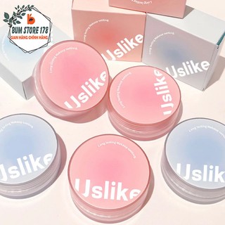  Phấn Phủ Bột Kiềm Dầu Uslike Kèm Bông Tán Mỏng Nhẹ Thoáng Khí Phấn Phủ Trang Điểm Che Khuyết Điểm 