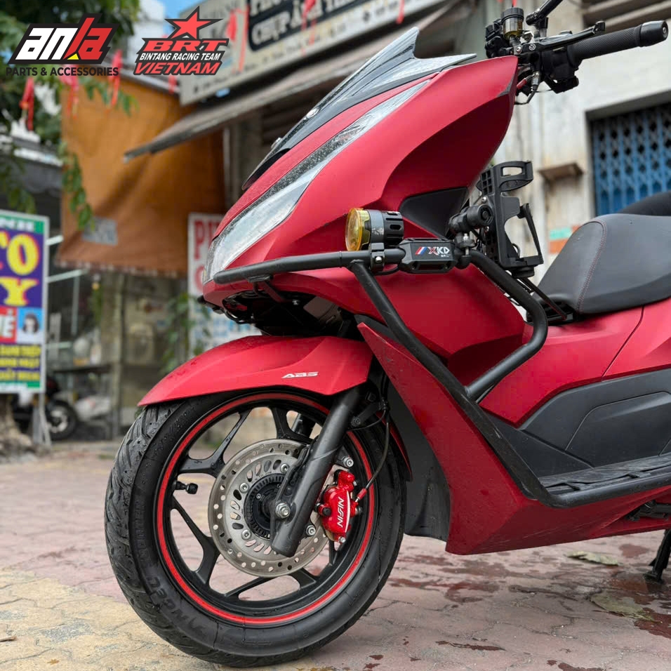 Combo heo dầu trước - sau NISSIN SAMURAI ADV - PCX (hàng chính hãng)