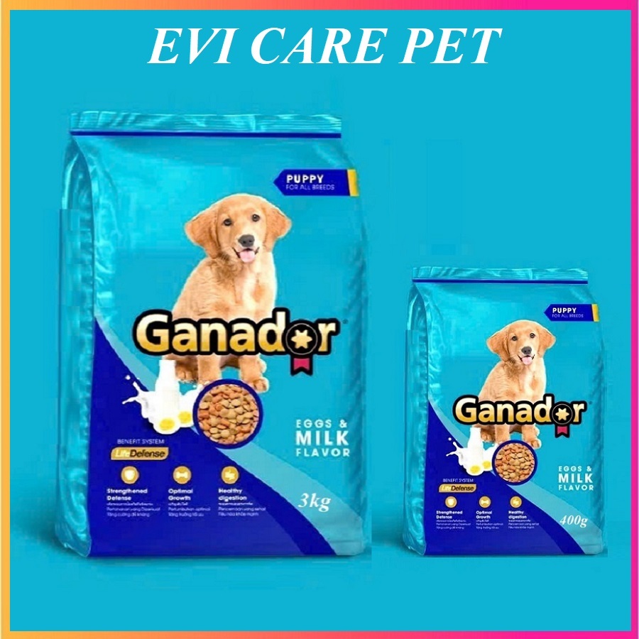 Hạt Ganador Puppy MILK & EGGS thức ăn cho chó 3000g / Thức ăn thú cưng Trứng sữa cho chó 3kg