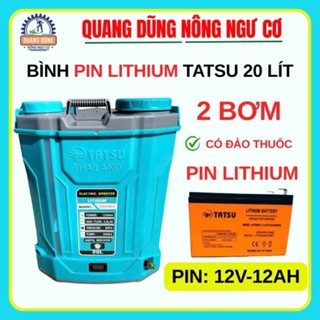 bình xịt điện THÁI LAN - tasu 20L đảo thuốc tự động (bin lithium)