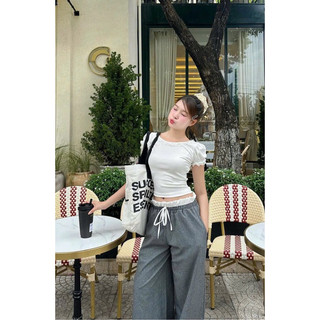 SÉT QUẦN XÁM PHỐI ÁO TRẮNG