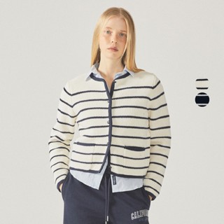Áo Cardigan WHO.A.U Stripe Button Outer Cardigan_WHCKF1251F
