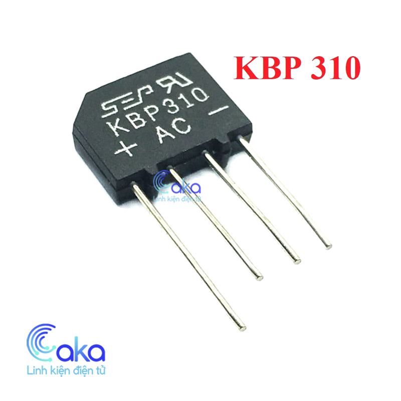 Diode cầu KBP310 - 3A 1000V - Linh kiện điện tử