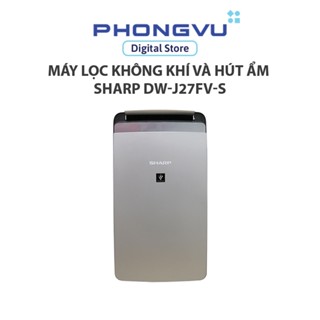  Máy lọc không khí và hút ẩm Sharp DW-J27FV-S - Hút và lọc 27L 24h Lọc 3 lớp Màng HEPA Phù hợp phòng ≤67m2 