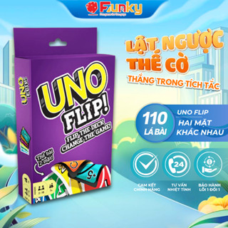 Bộ Bài Uno Flip 110 Lá, Lá Bài Cứng Chất Lượng Cao, Board Game Chơi Vui Dành Cho Gia Đình, Bạn Bè...