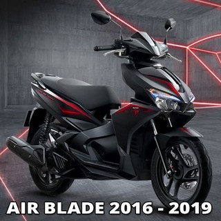 Ốp mặt nạ ab 2016 - 2019 cacbon - ốp carbon xe Airblade đời  2016, 2017, 2018, 2019