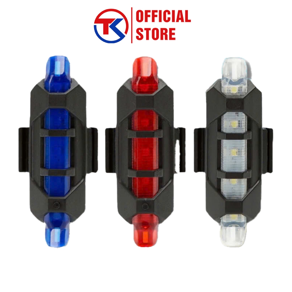 Đèn Hậu Led Cho Xe Đạp Cổng Sạc USB