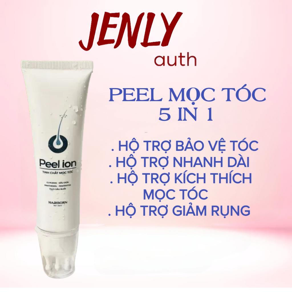 Peel Ion Hairborn 60ml, Tinh Chất Mọc Tóc Công Nghệ Ion Nano, Giảm Gãy Rụng [ CHÍNH HÃNG ]