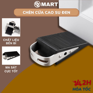 Miếng chặn cửa bằng cao su, Chèn khe cửa màu đen EZMART