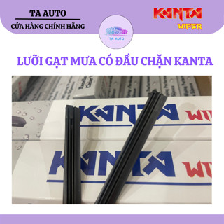 Lưỡi Gạt Mưa Có Chốt Chặn KANTA - Phủ Nano Tăng Độ Bền Cho Lưỡi - Bản 6mm/8mm Thay Cho Gạt Xương Sắt Và Gạt Mưa 3 Khúc