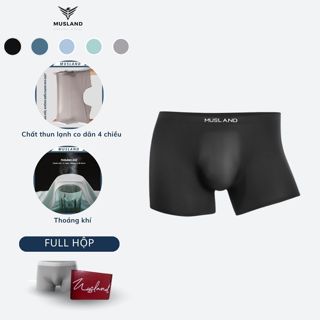 Quần Sịp Nam Boxer Musland Công Nghệ Không Đường May Thoáng Mát Dễ Chịu QL24003