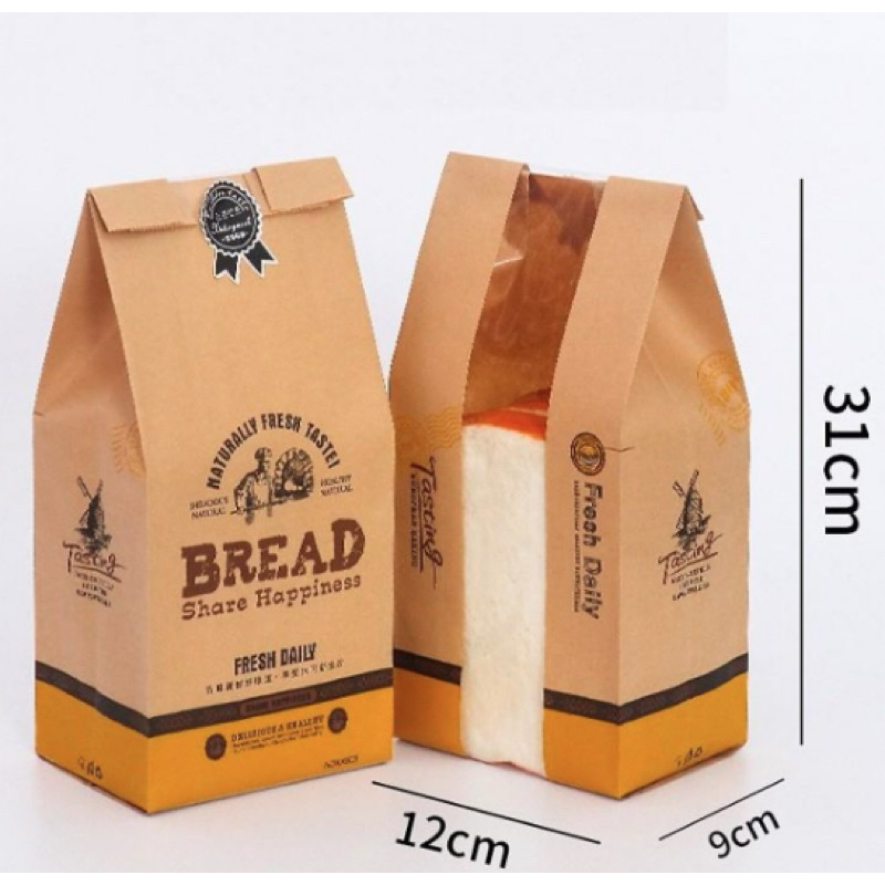 combo 100 túi bánh mì hoa cúc dọc