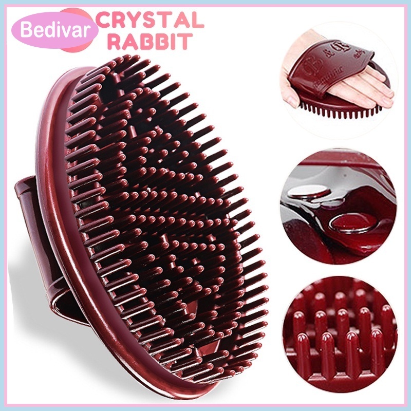 Bedivar Bàn Chải Silicon Mềm Hai Mặt massage Cơ Thể Hình Hạt Đậu Phộng