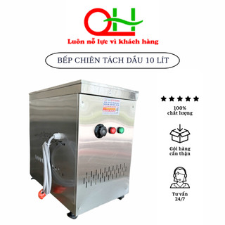 Bếp chiên tách dầu 10 lít dùng điện chất liệu inox 304 hiện đại an toàn và tiết kiệm điện