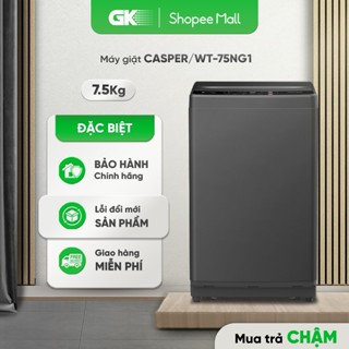 WT-75NG1 - Máy Giặt Casper 7.5 kg WT-75NG1 - Bảo Hành Chính Hãng