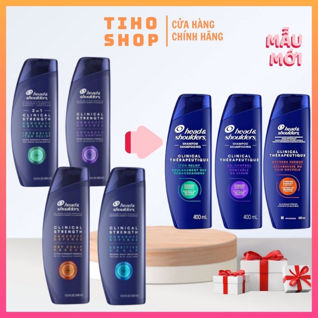 Dầu Gội Head & Shoulder Clinical Strength Shampoo 400ml