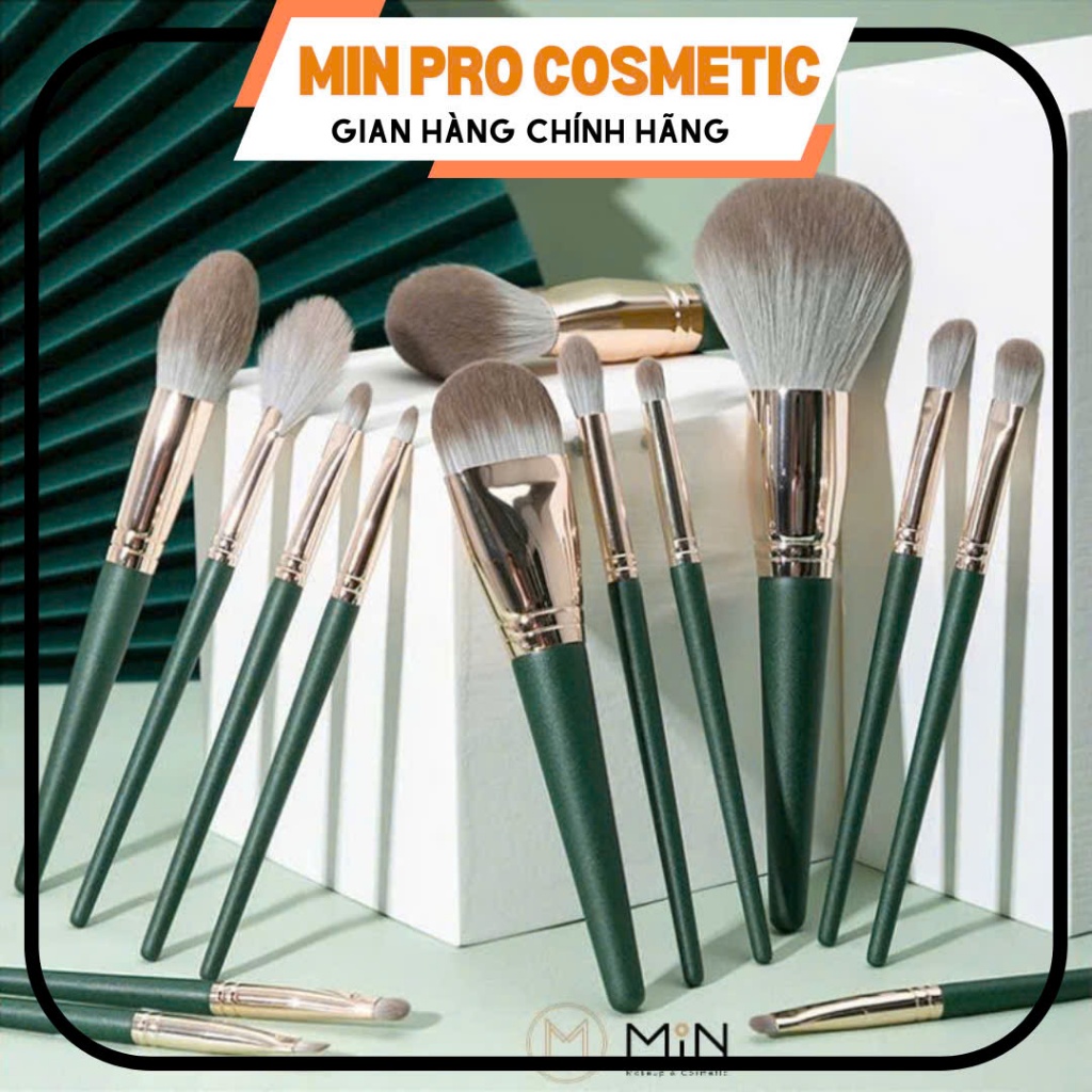 Bộ cọ xanh lá cá nhân 14 cây