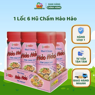 1 Lốc 6 Hũ Chấm Hảo Hảo - Muối Chấm Hảo hảo( Hũ 120 Gr) Sử Dụng Công Nghệ Nhật Bản