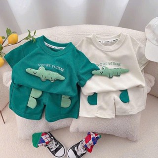 Bộ đồ trẻ em cho bé trai và bé gái TE05 chất liệu cotton tàu mềm mịn thú nhồi bông đáng yêu