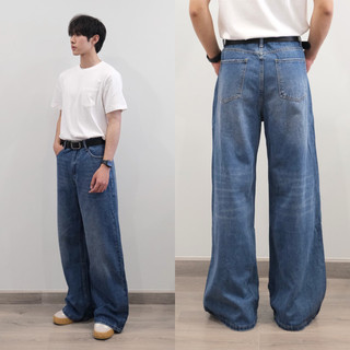 Quần jeans trơn ống suông B666 Kìhon