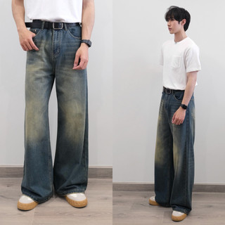 Quần jeans trơn ống suông B666 Kìhon
