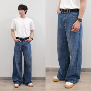 Quần jeans trơn ống suông B666 Kìhon