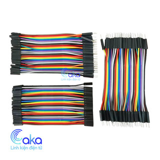 Dây cắm test bo 10CM 40 sợi - Dây cắm Breadboard đưc đực - Cái cái - Đực Cái tùy chọn