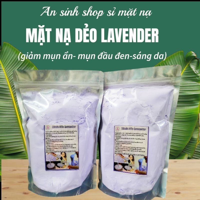 1kg mặt nạ dẻo lavender giảm mụn ẩn sáng da