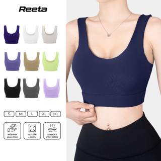 Áo Bra Thể Thao Nữ Có Mút Ngực Reeta Basic Tập Gym,Yoga Nhiều Màu Chất Vải Co Giãn,Thoáng Khí - A3027