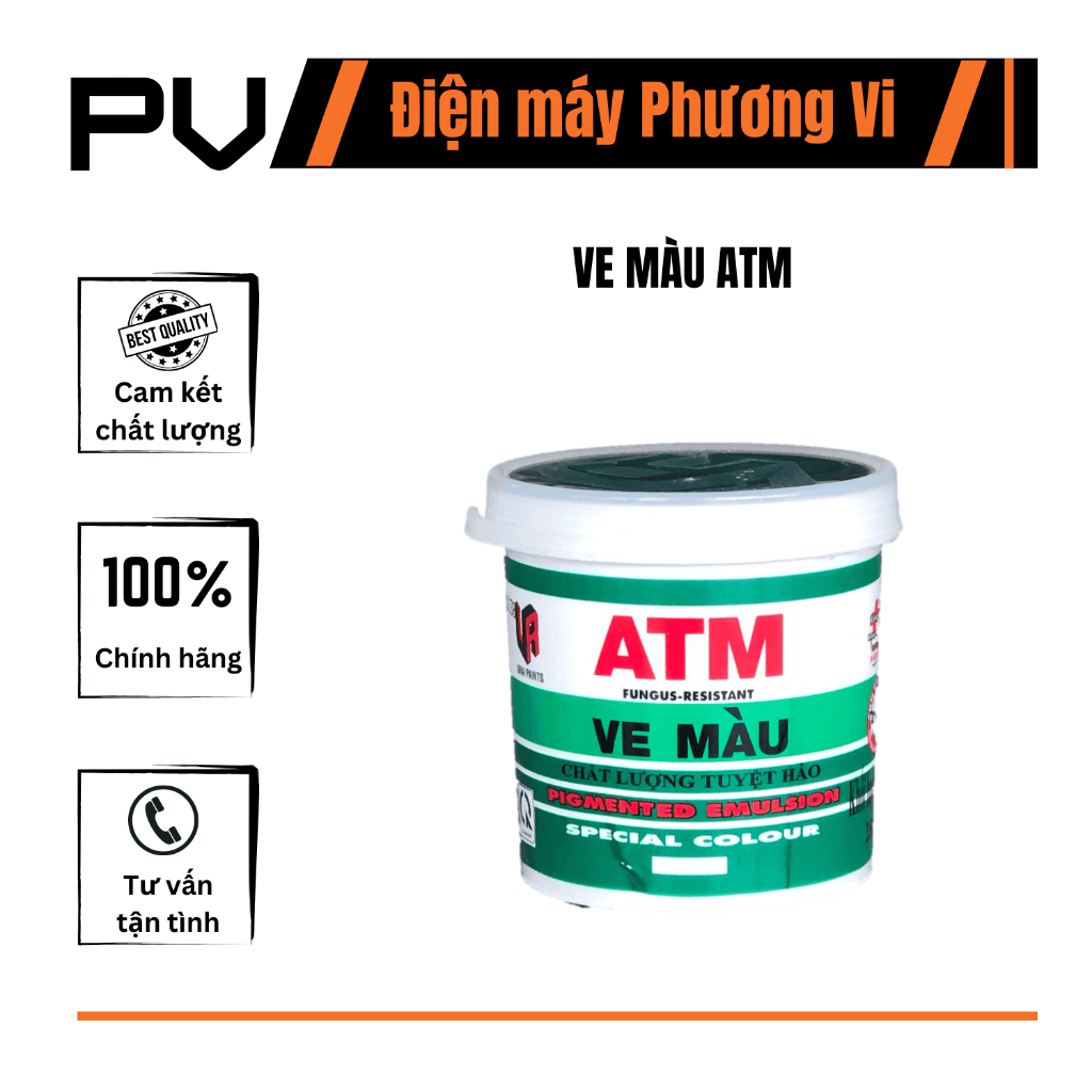 Ve Màu Cao Cấp (Đủ Màu) - Ve Màu ATM