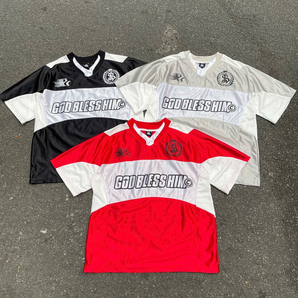 Áo thun nam nữ cổ tròn GOD HIM 777 phối màu vải lưới thoáng mát tshirt Fafic studio  Unisex