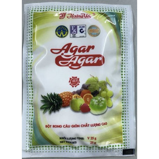 Combo  gói Bột thạch rau câu agar gói  25g
