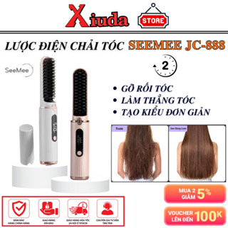  Lược Điện Chải Tóc Không Dây SeeMee JC-888 - Tích Hợp Chức Năng 3 Trong 1 Chỉ Trong 2 Dây Sử Dụng 