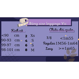 QUẦN TẬP SIZE 4 VIC